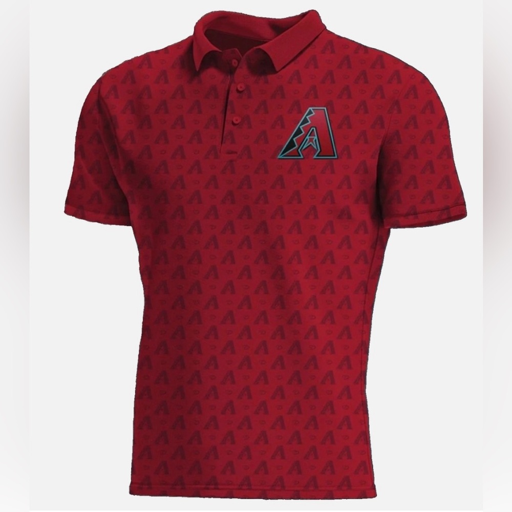 Arizona Diamondbacks Red Fathers Day Polo Size XL